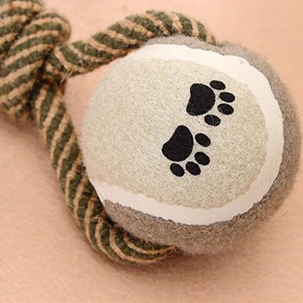 Best Selling Products Tennis Ball Dumbbell Chew Dog Toys for Small to Medium Dogs
