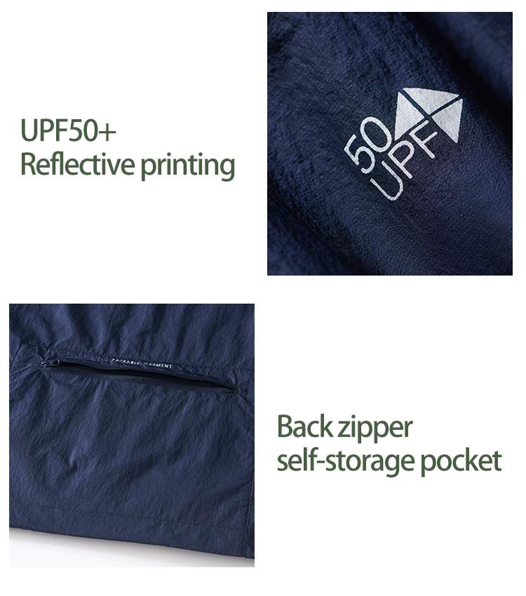 PELLIOT Outdoor Sun protection Breathable UV protection UPF50+ Sports Summer Sunproof Fishing Shirts Coats