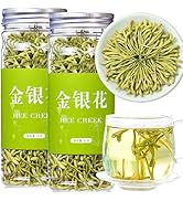 Hee Creek Dried Honeysuckle Tea Jin Yin Hua 2.82oz/80g Honeysuckle Flowers Wild Lonicera Japonica...